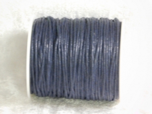 1.5mm Prussian Blue Waxed Cotton